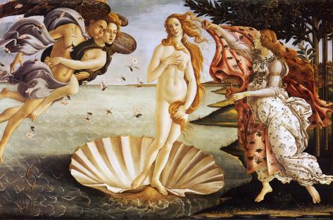 Sandro Botticelli The Birth of Venus Renaissance Painting Fine Art Canvas Print